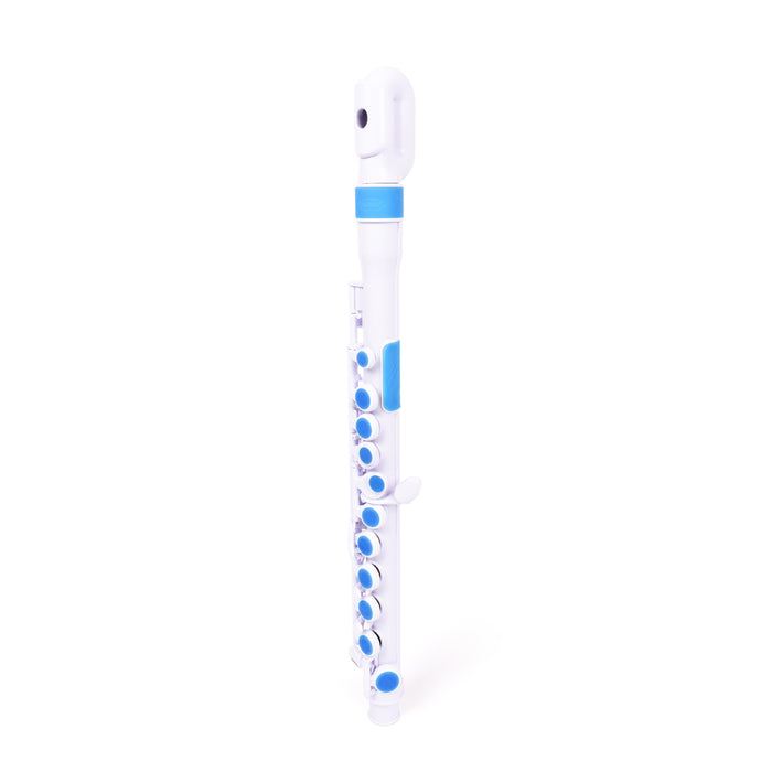 NUVO jFlute 2.0 Outfit - White with Blue Trim