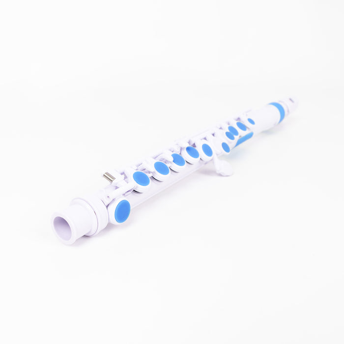 NUVO jFlute 2.0 Outfit - White with Blue Trim