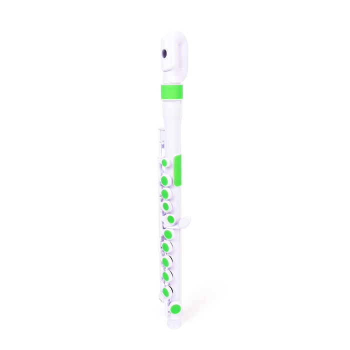 NUVO jFlute 2.0 Outfit - White with Green Trim